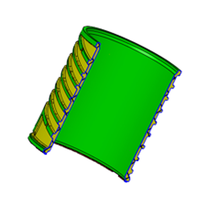Aluminiumlegering pressgjutning kylvattenjacka Aluminiumlegering pressgjutning kylvattenjacka